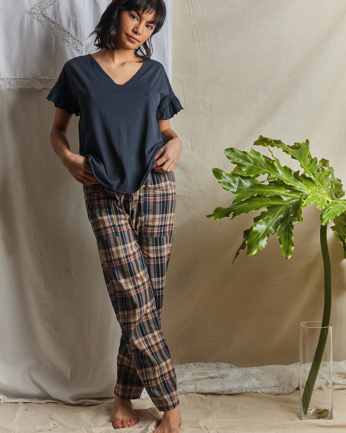 Tee-shirt coton bio bitume