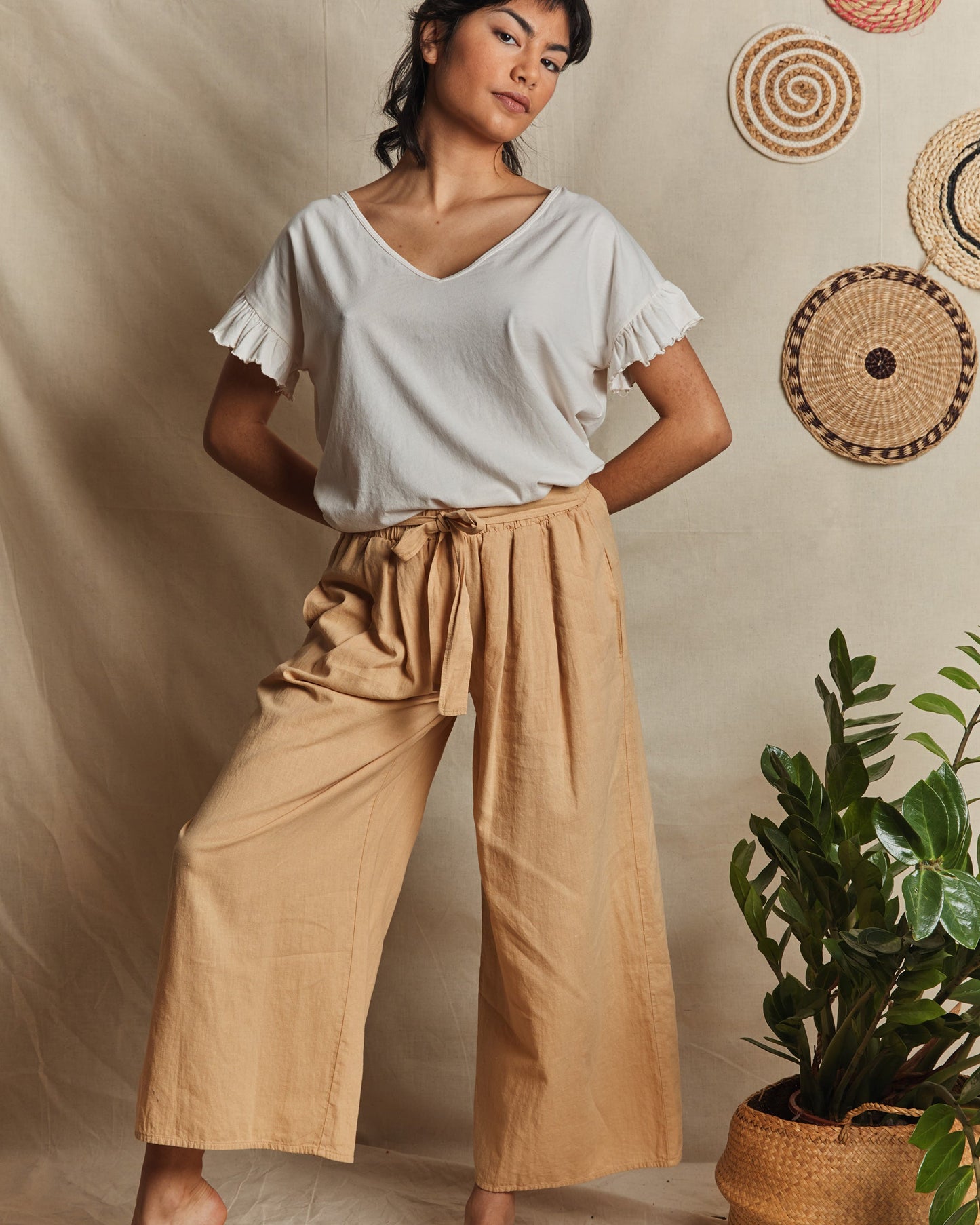 Tee-shirt coton bio écru