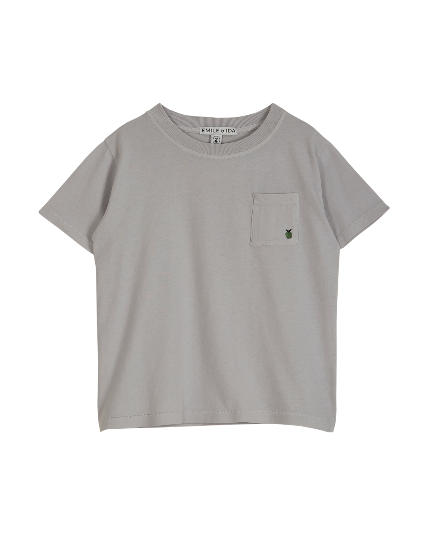 T-shirt coton bio gris