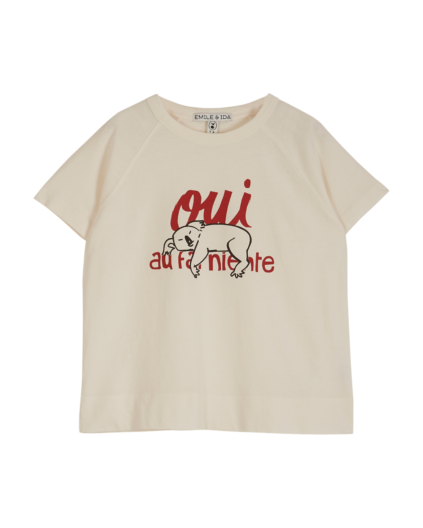 T-shirt koala blanc