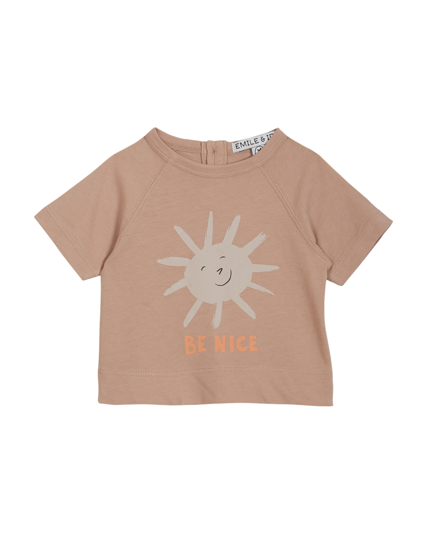 T-shirt Be Nice beige