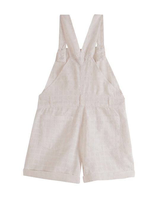 Salopette courte écru