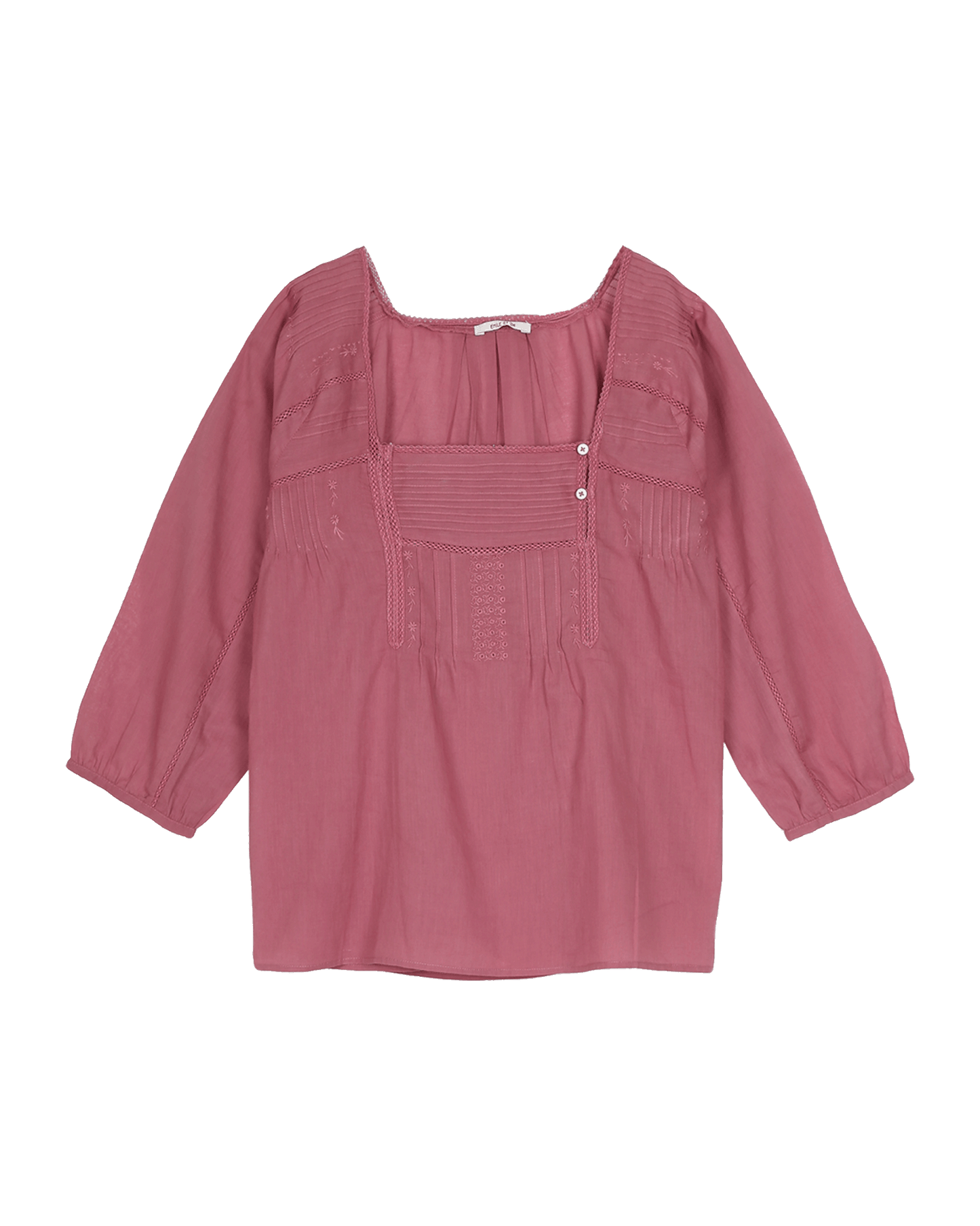 Blouse vintage brique