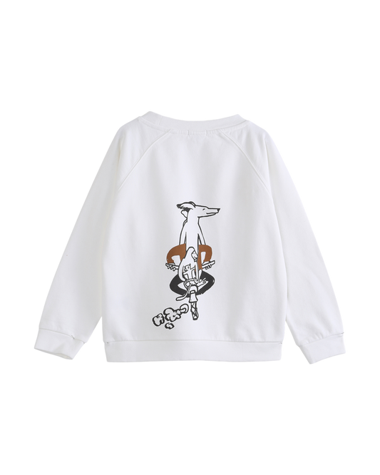 Sweat "surprise" écru