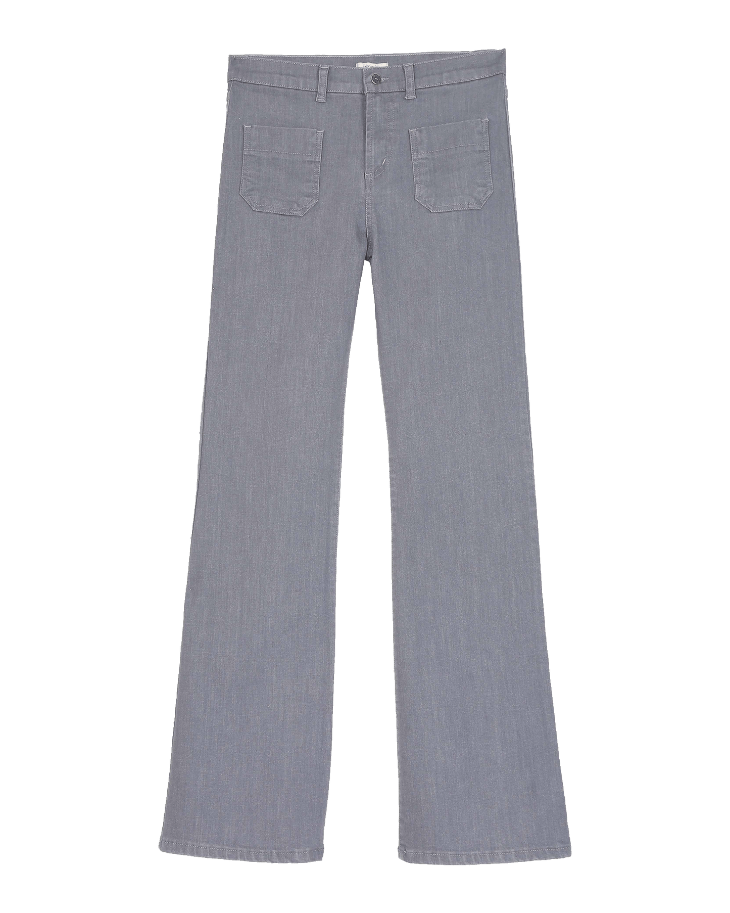 Pantalon flare gris