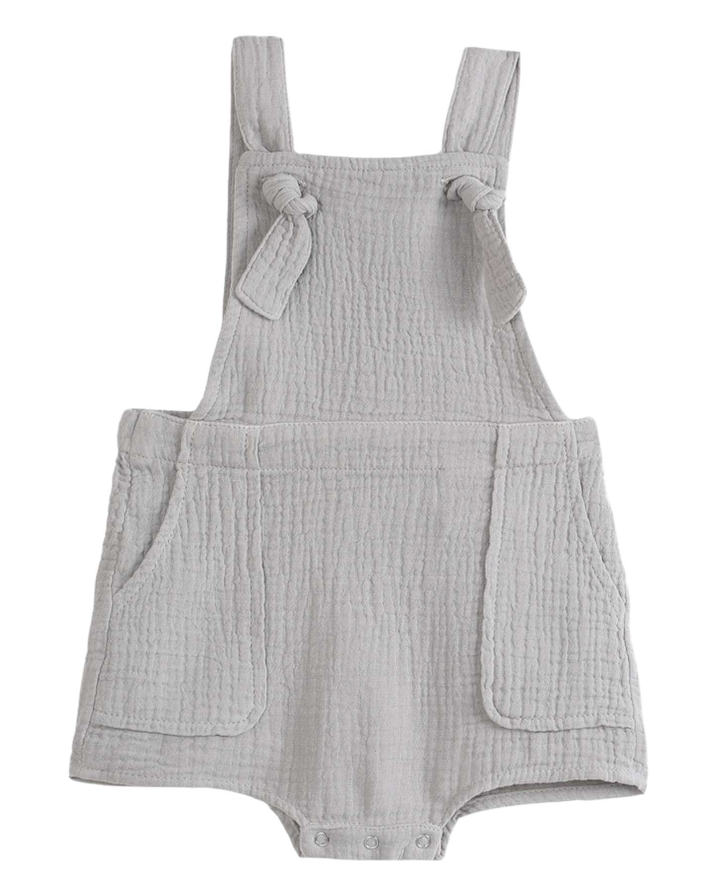 Salopette gaze de coton argile