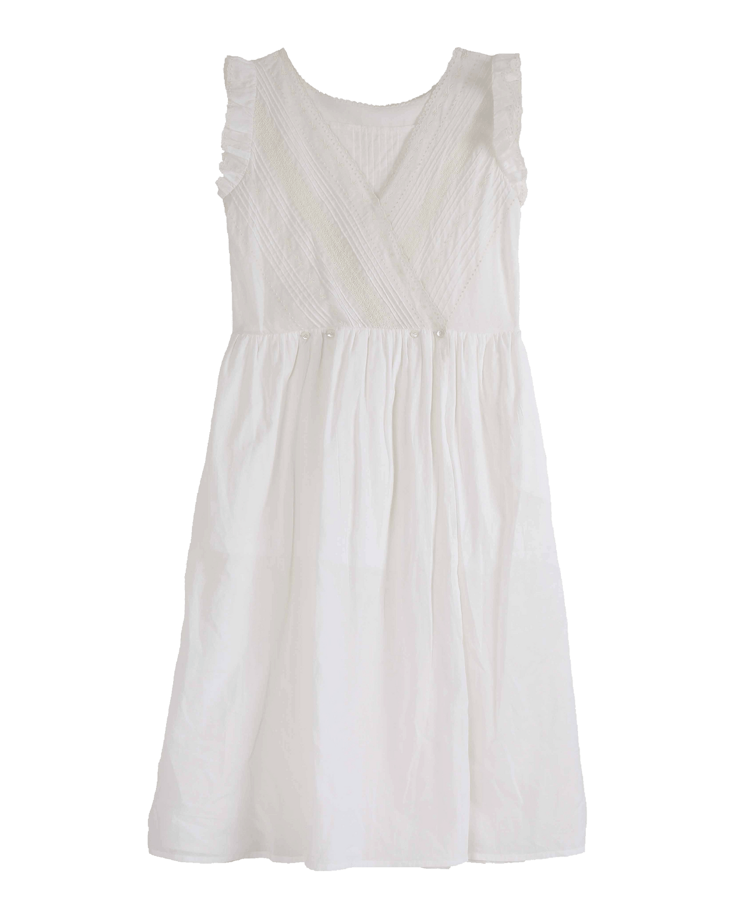 Robe vintage écru