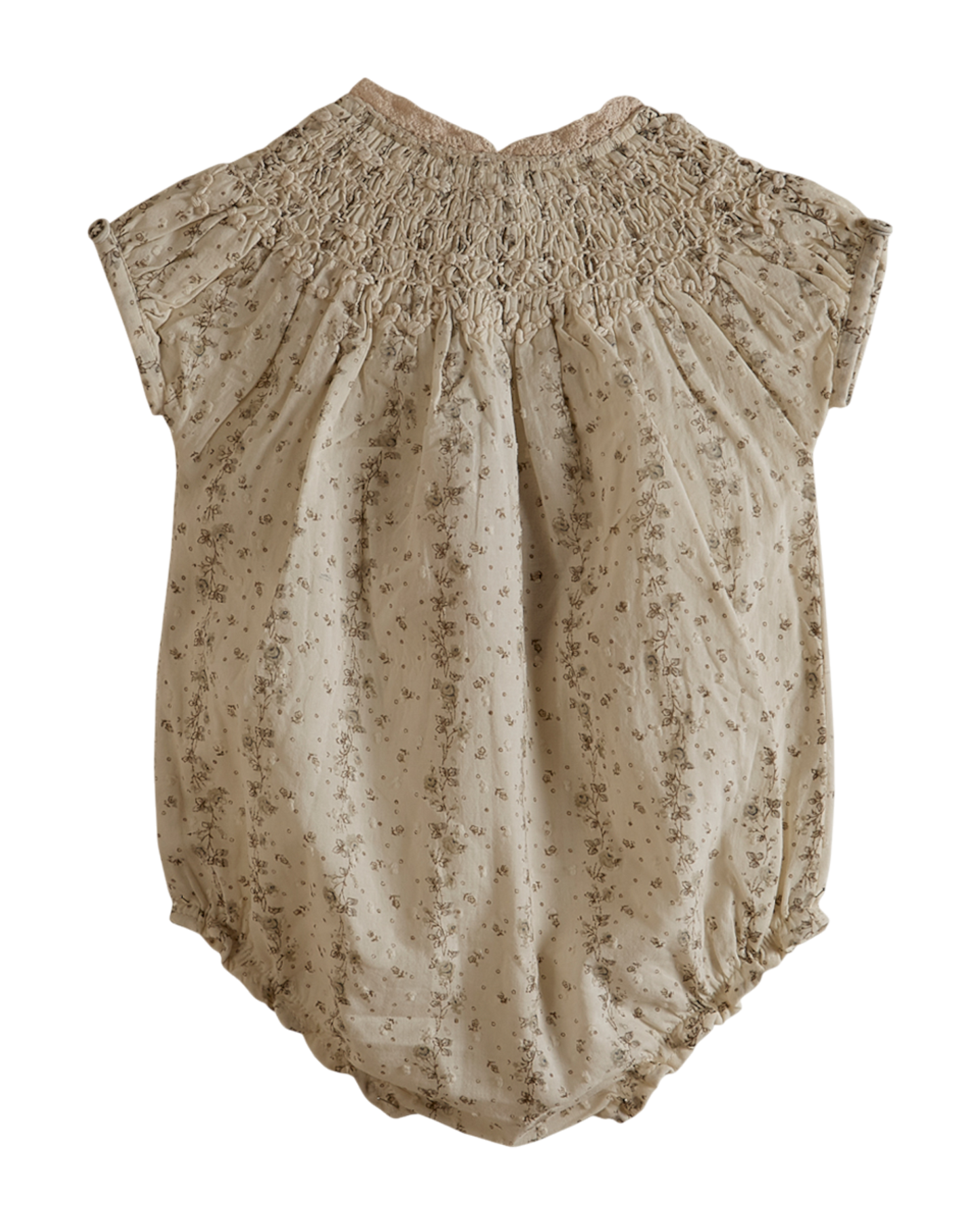 Barboteuse rosier écru
