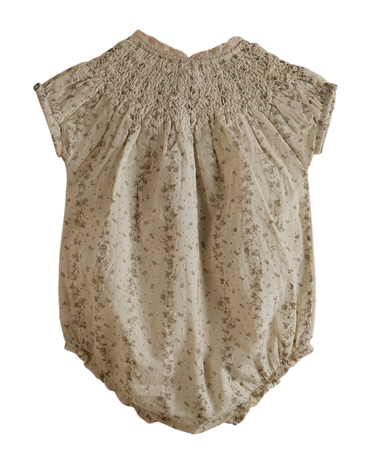 Barboteuse rosier écru