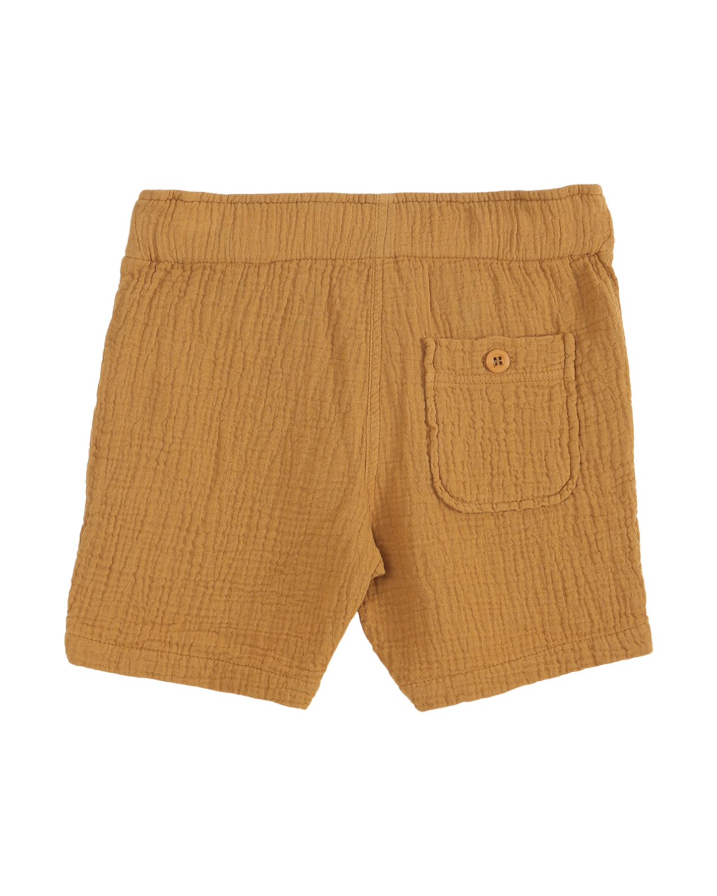 Bermuda gaze de coton caramel