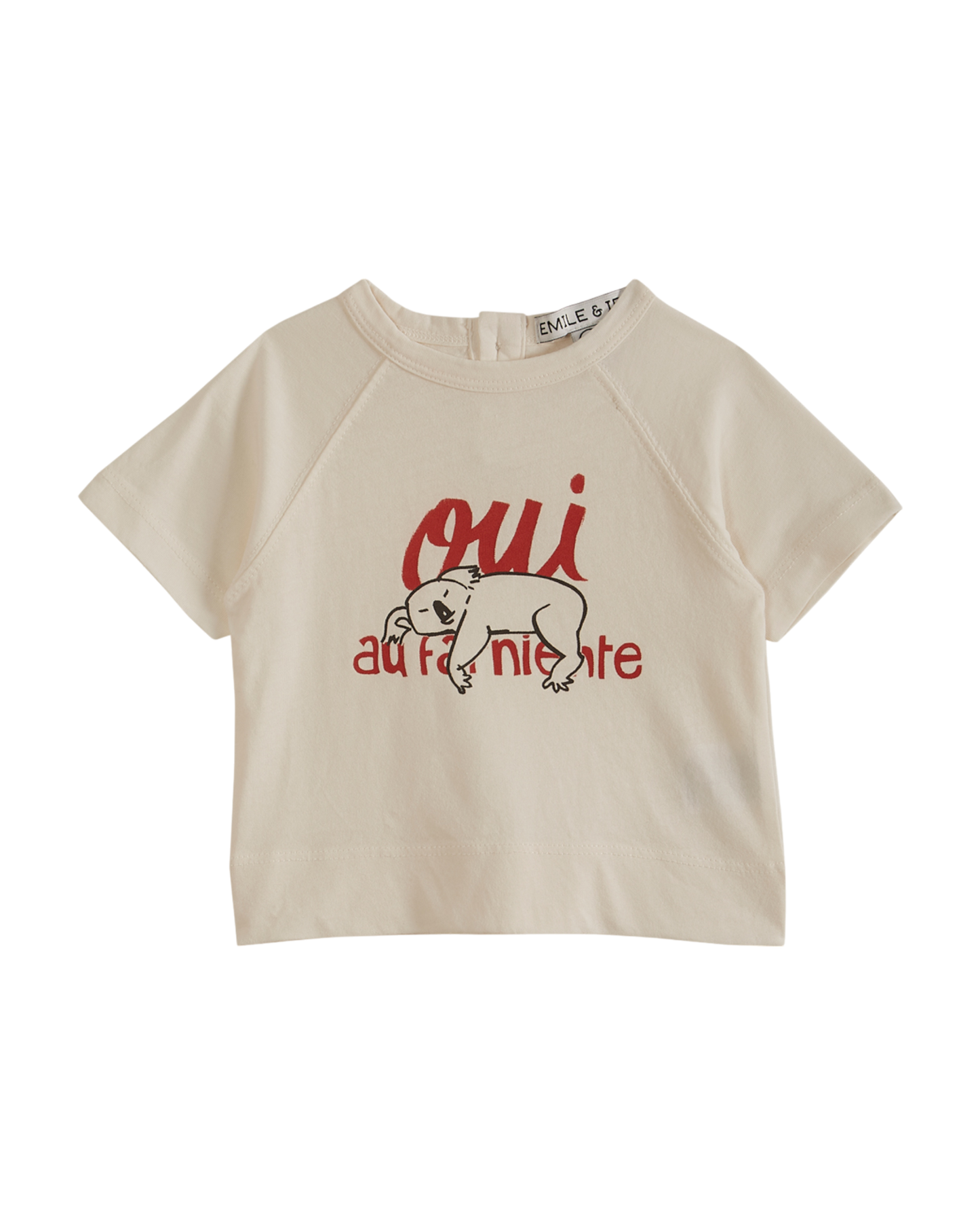 T-shirt koala blanc
