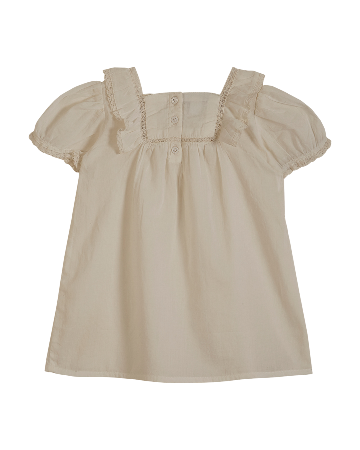 Robe voile de coton blanc