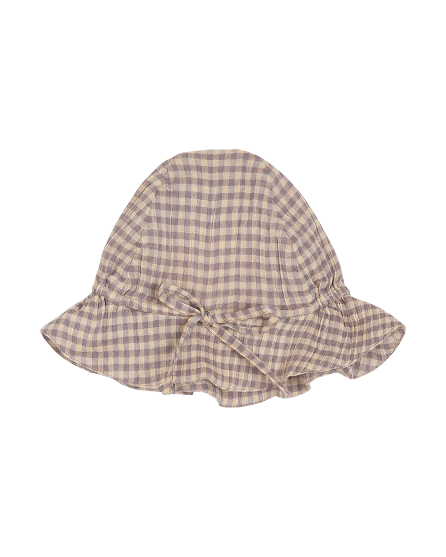 Chapeau vichy pêche