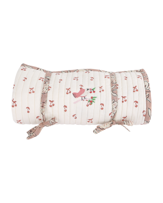 Tapis à langer cerisette écru