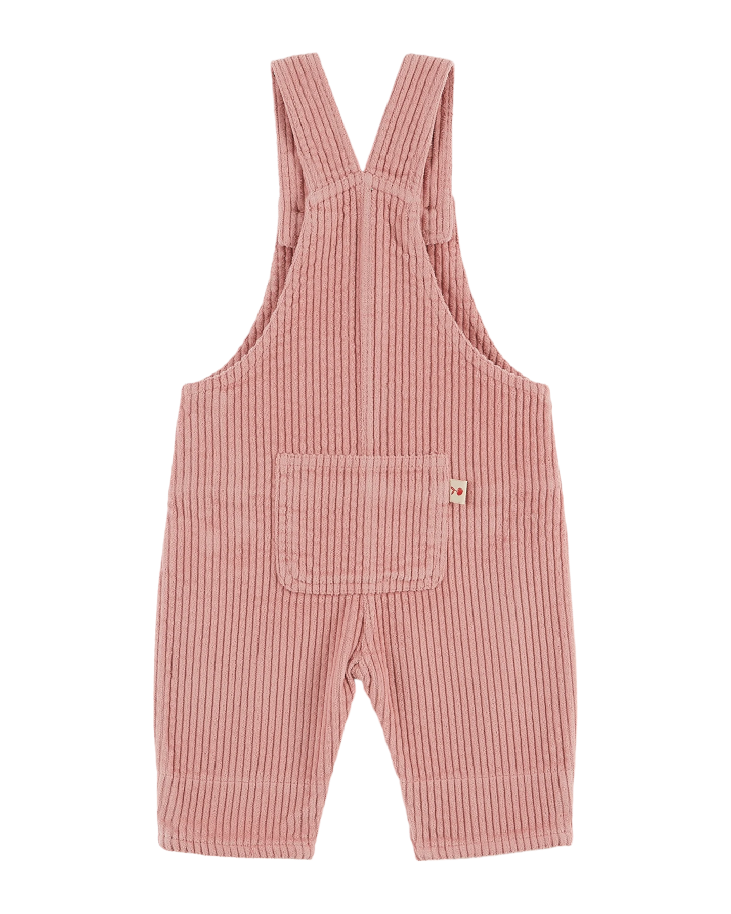 Salopette velours blush