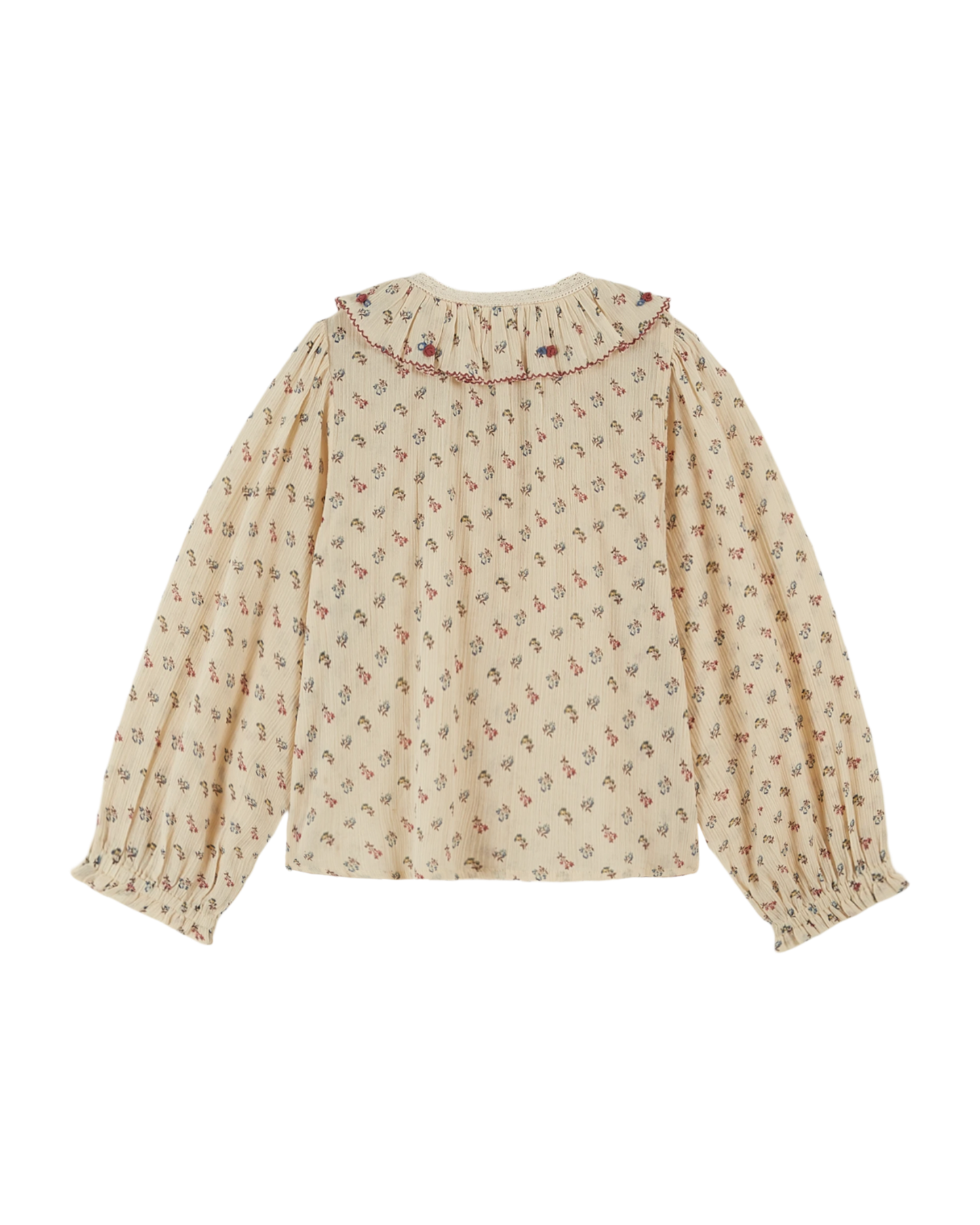Blouse voile de coton Sorgue écru