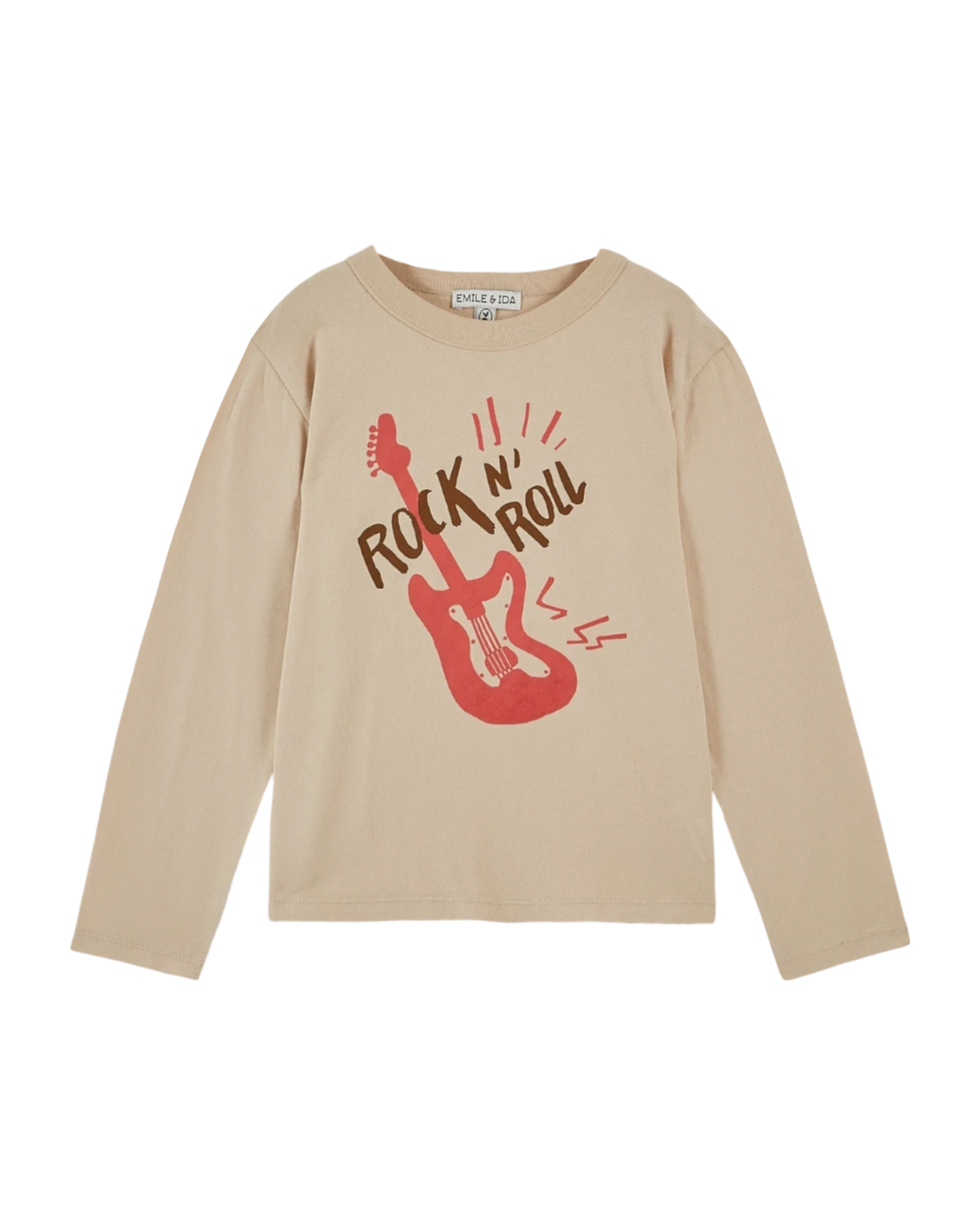 T-shirt coton bio Rock greige