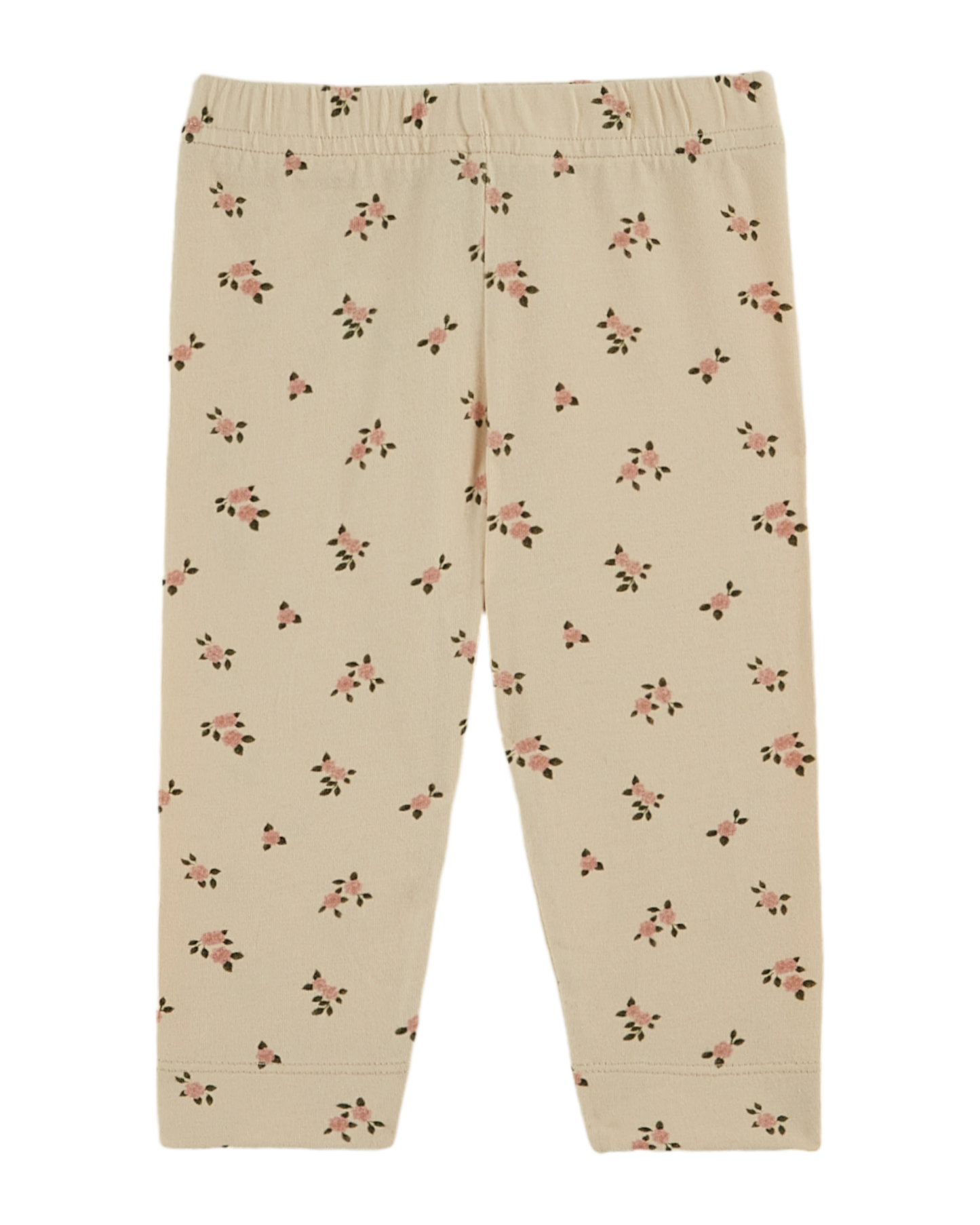 Legging coton bio petite rose brioche