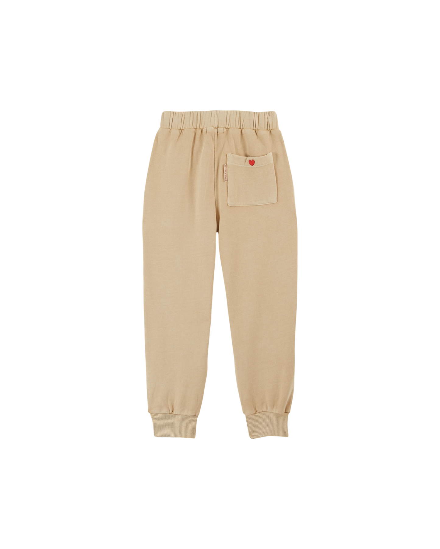 Jogger coton et teinture bio beige