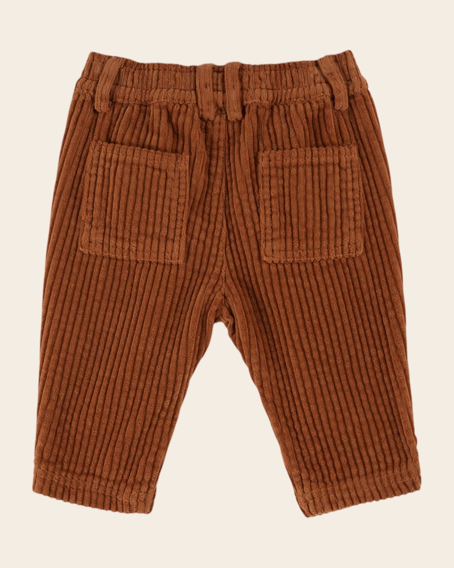 Pantalon - Velours cotelé caramel