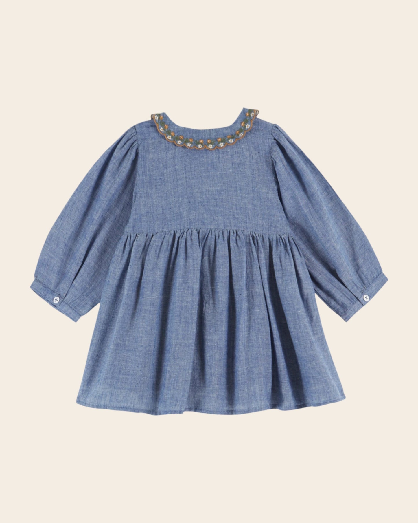 Robe - Smocké chambray