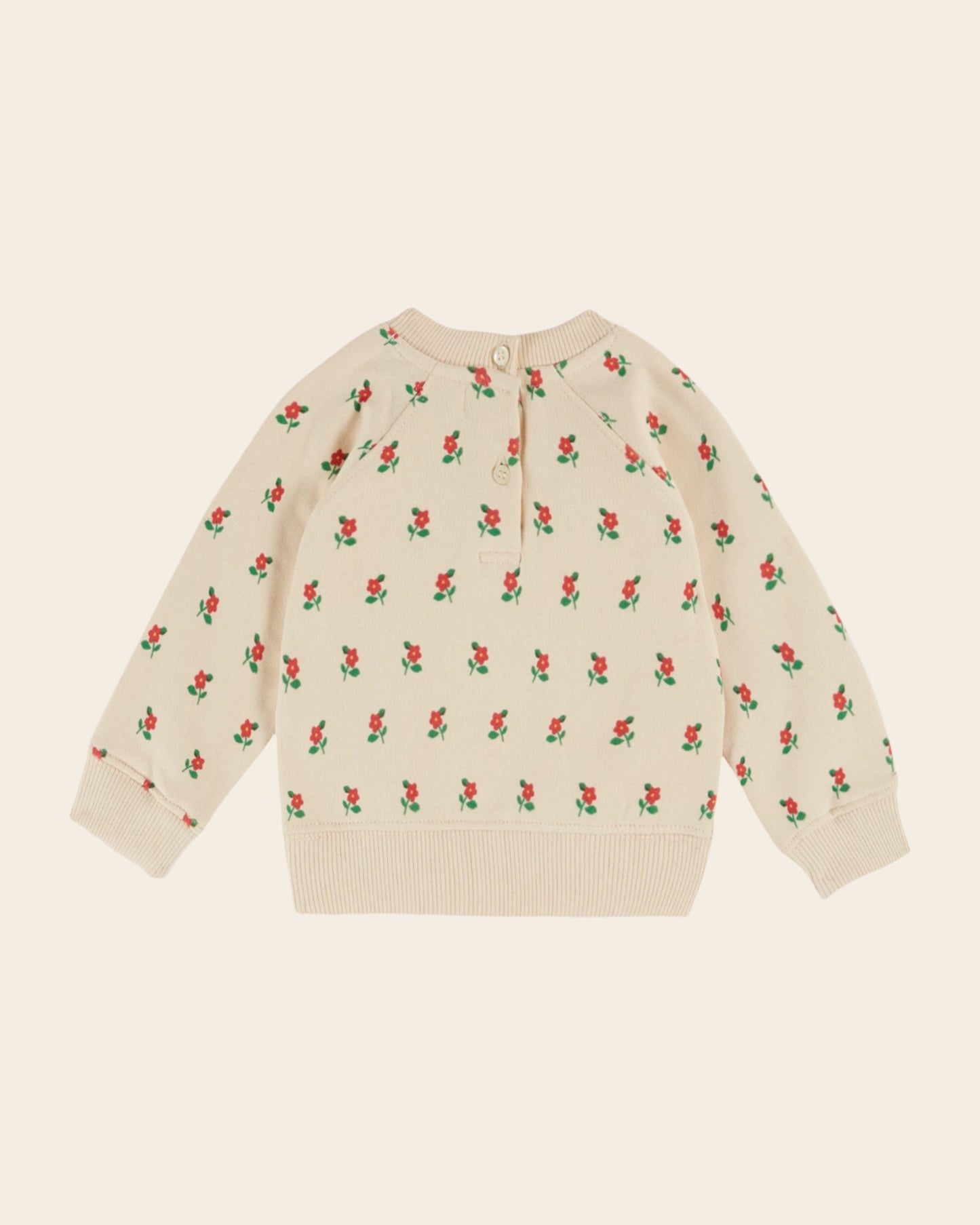 Sweat - Coton bio poppy crème