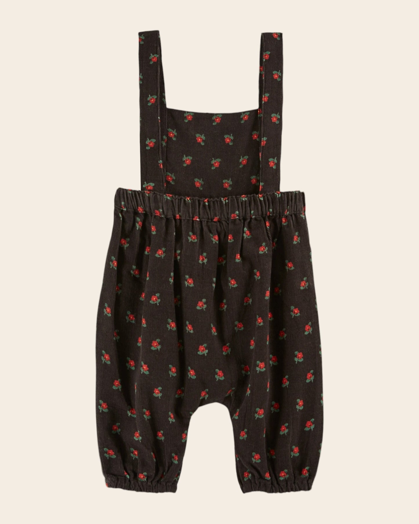 Salopette - Velours poppy noir