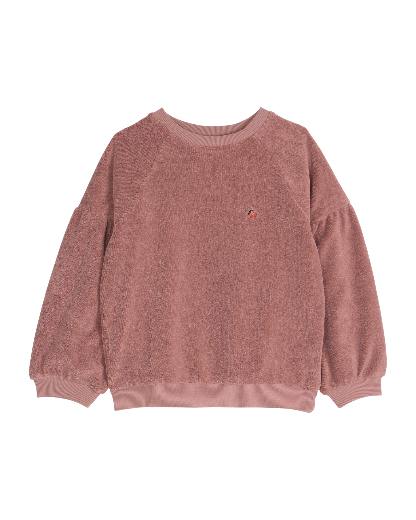 Sweatshirt en éponge sienne