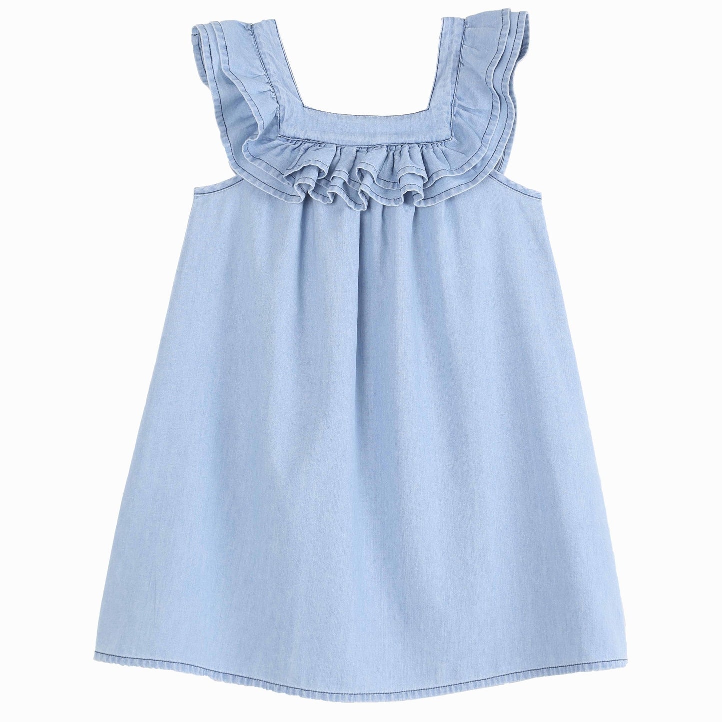 Robe en chambray