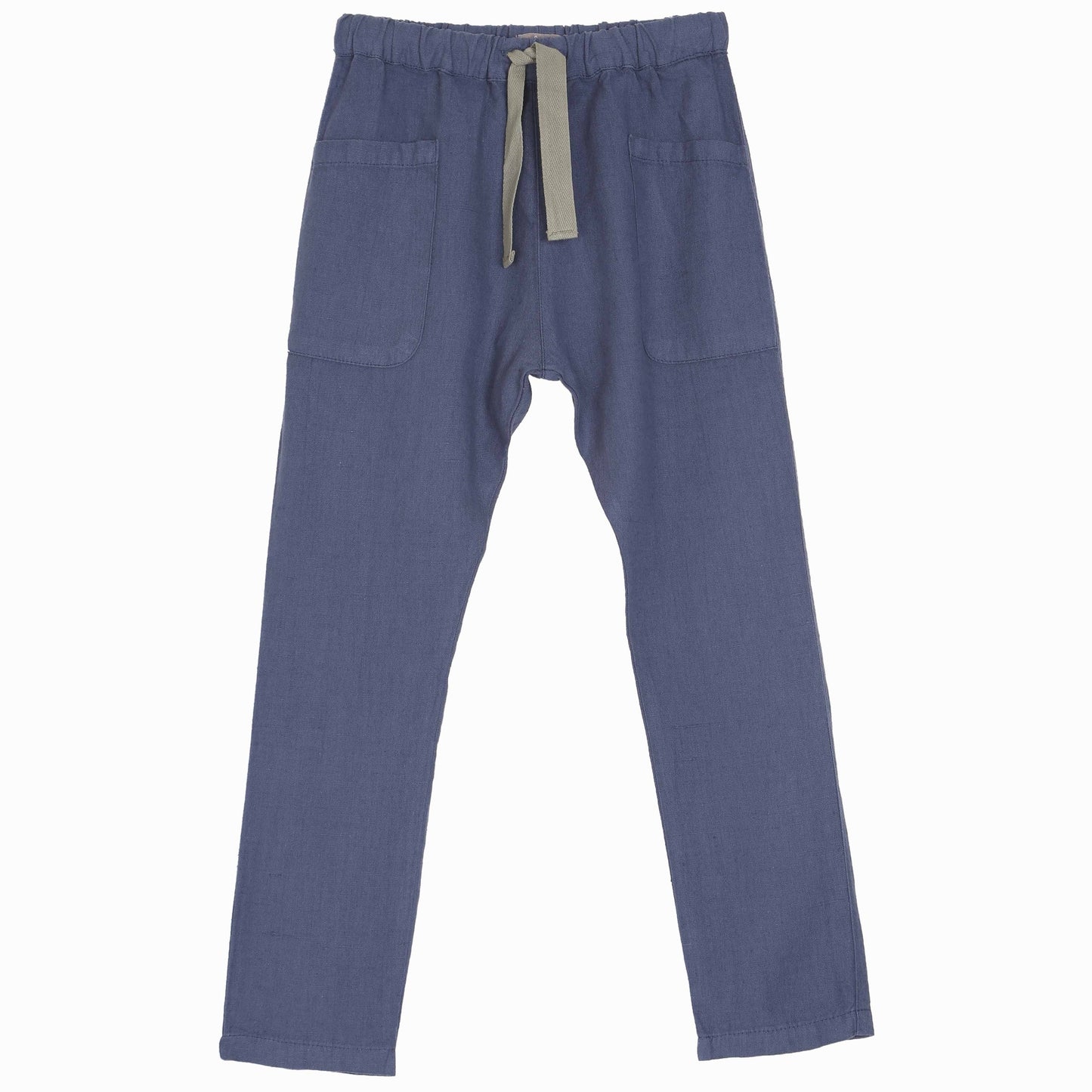 Pantalon en lin indigo