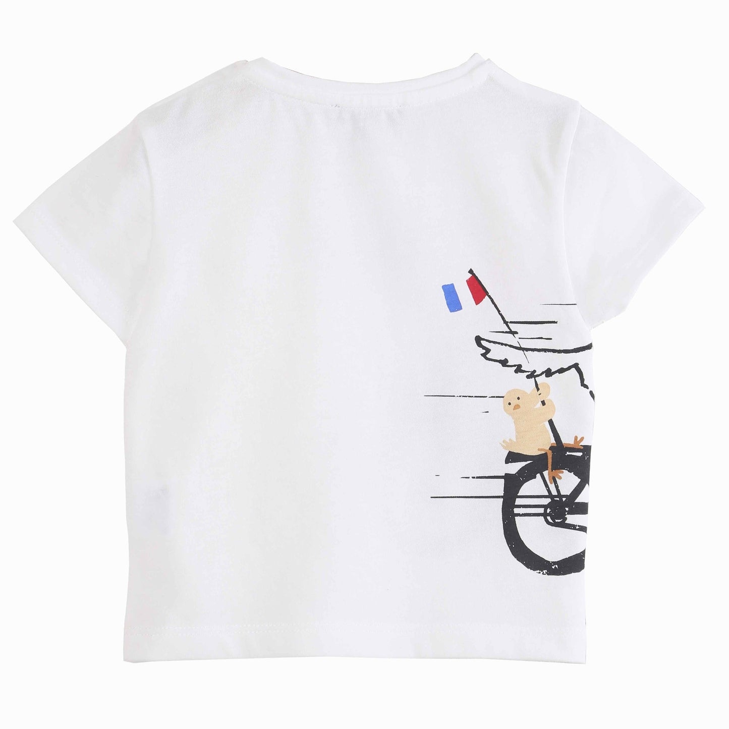Tee shirt imprimé écru
