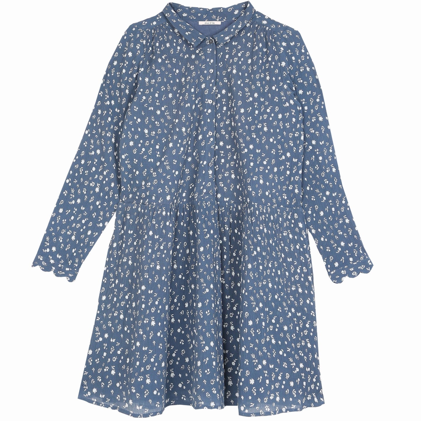 Robe fleurie bleu