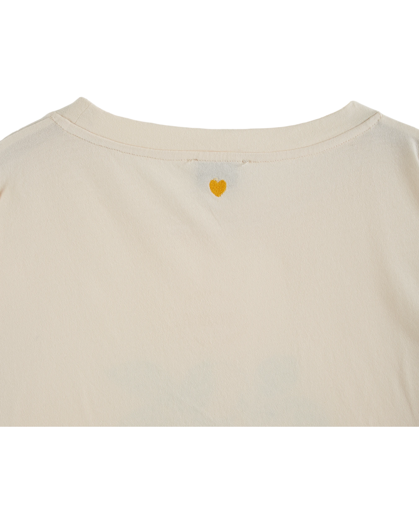 T-shirt imprimé fruit coton bio crème