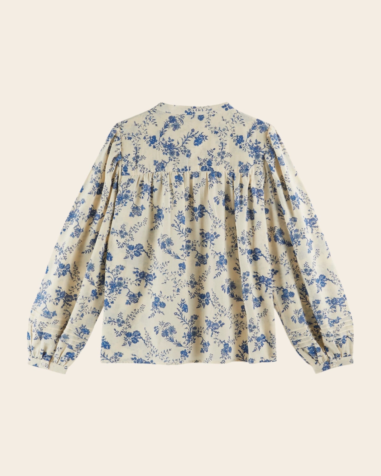 Blouse - Plissé orchid écru