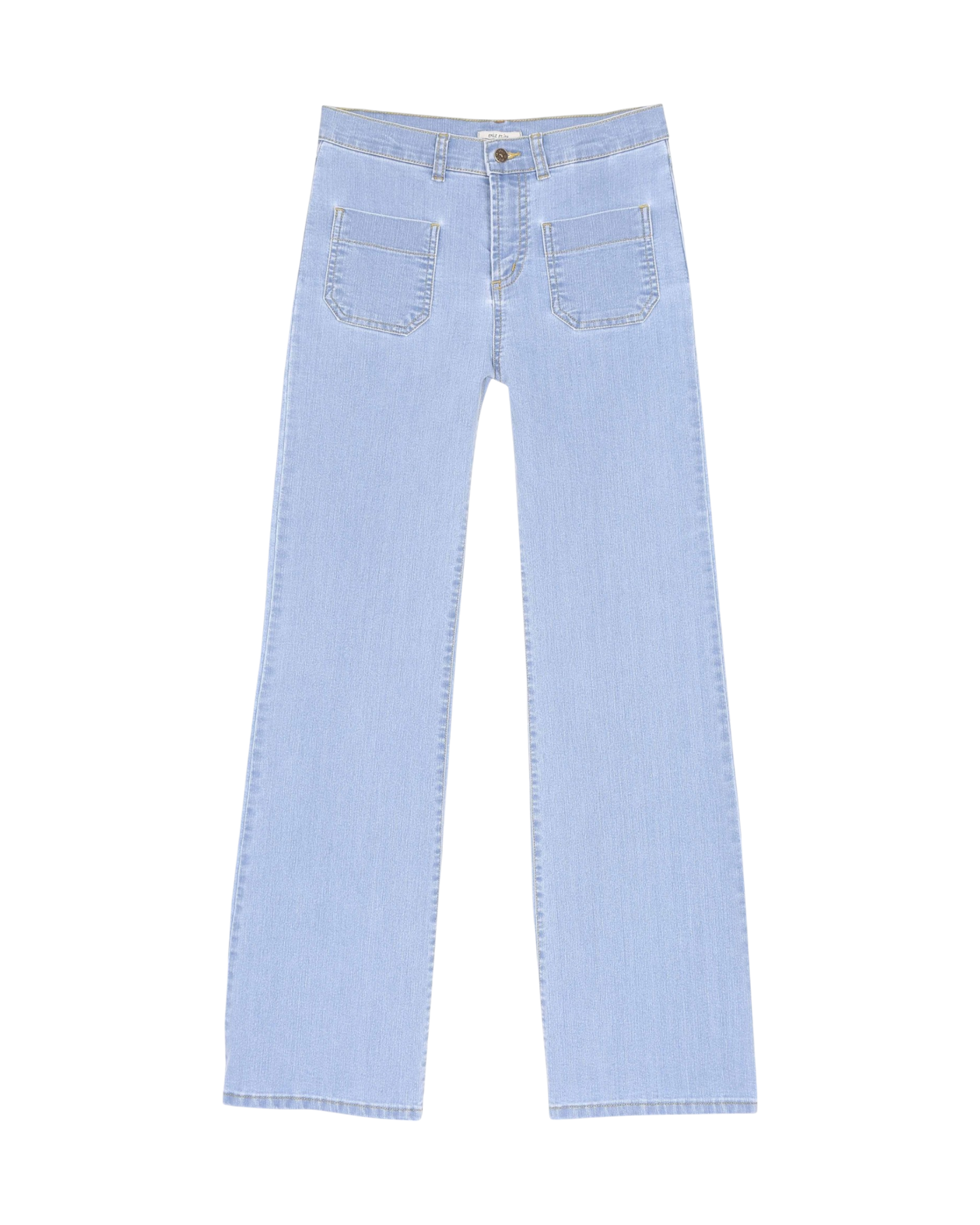 Pantalon flare bleach
