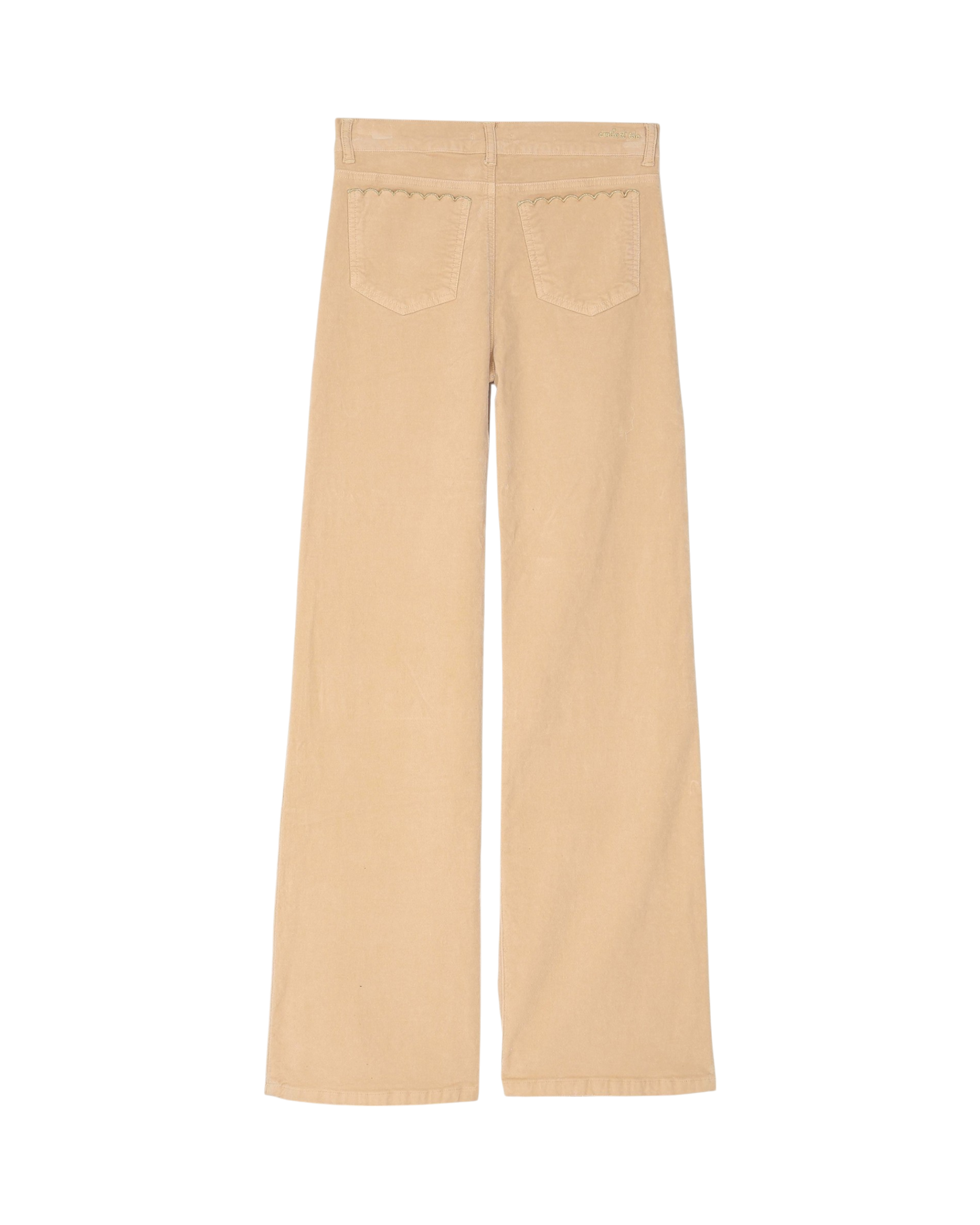 Pantalon velours flare dune