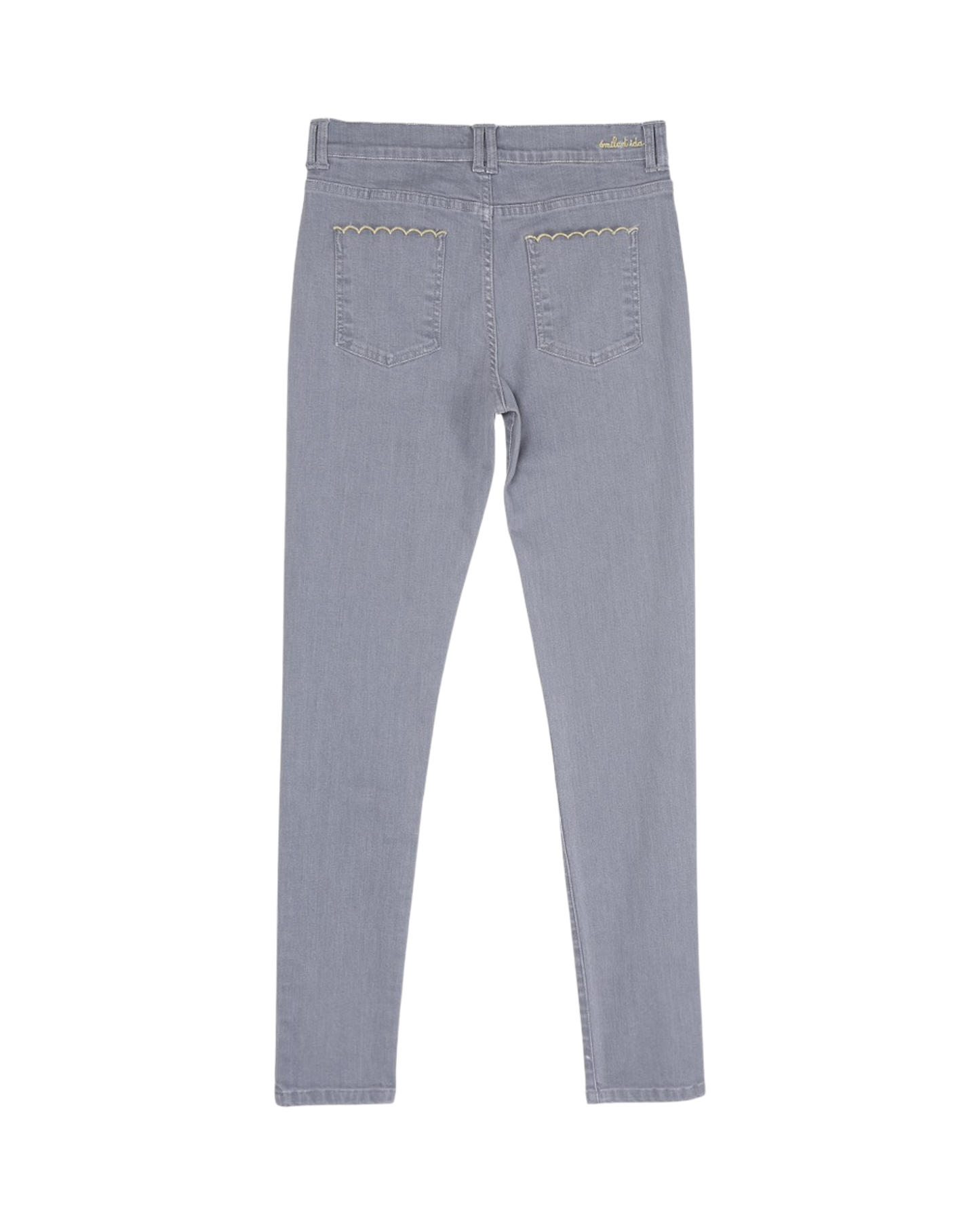 Pantalon slim denim stretch gris