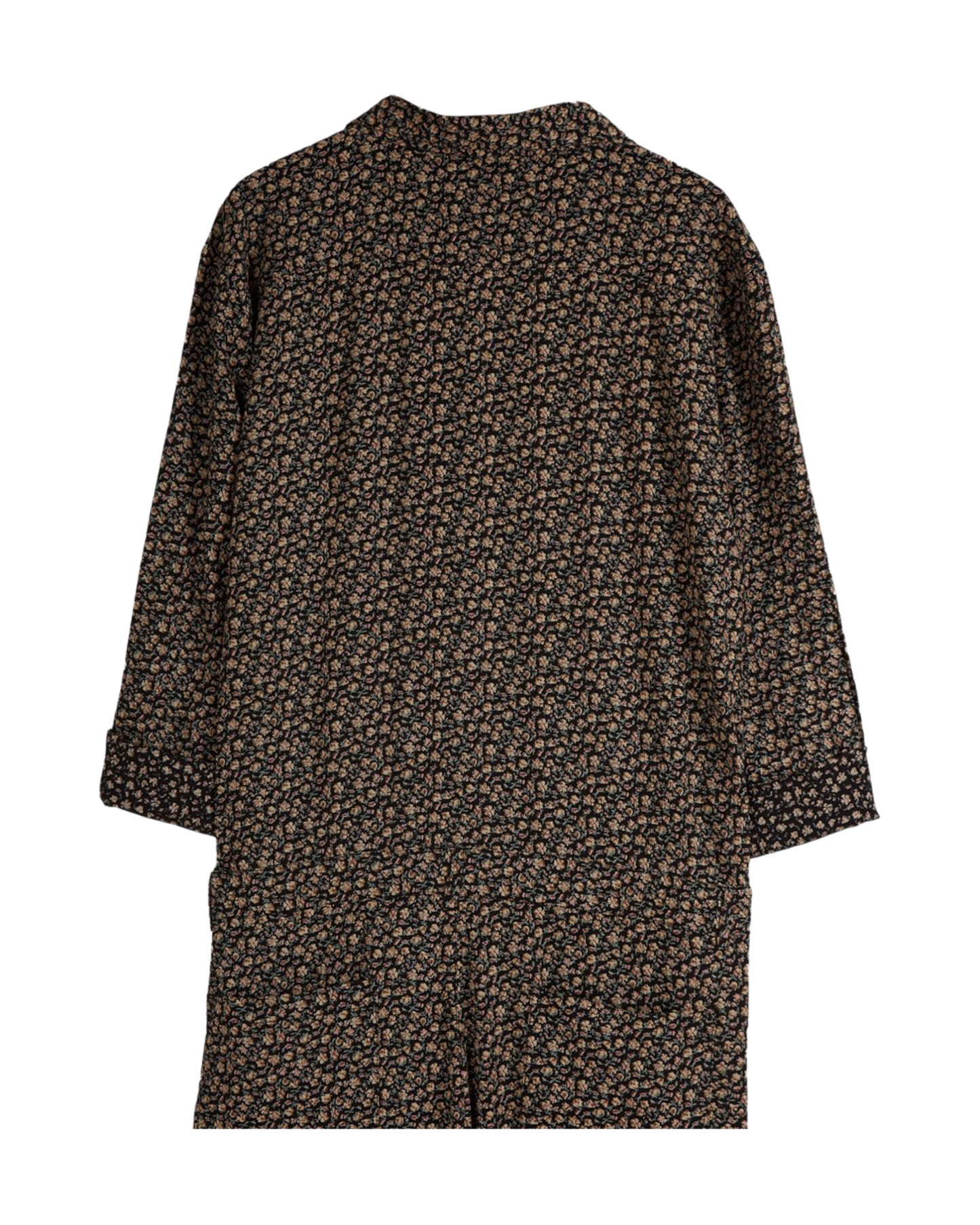 Combinaison viscose floral noir