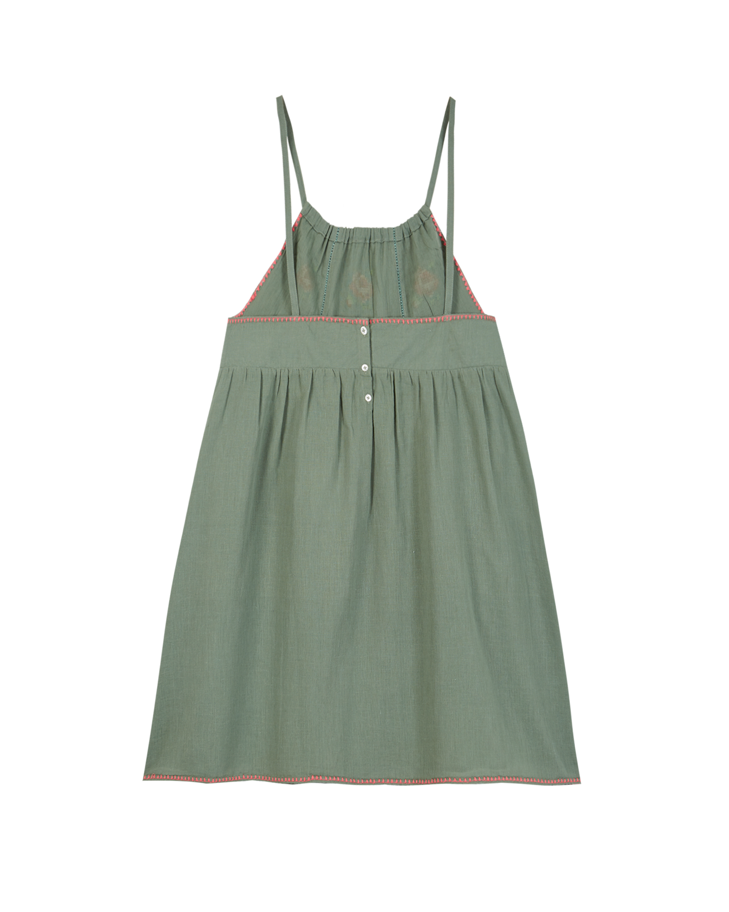 Robe voile de coton amande