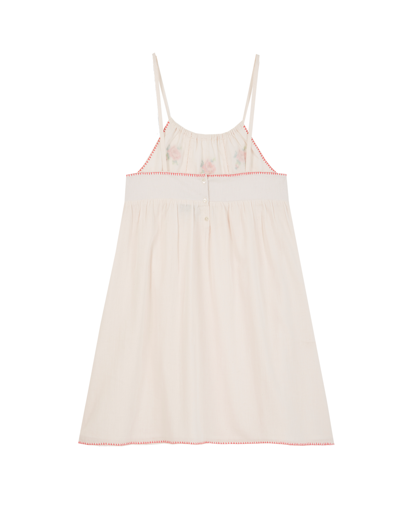 Robe voile de coton crème