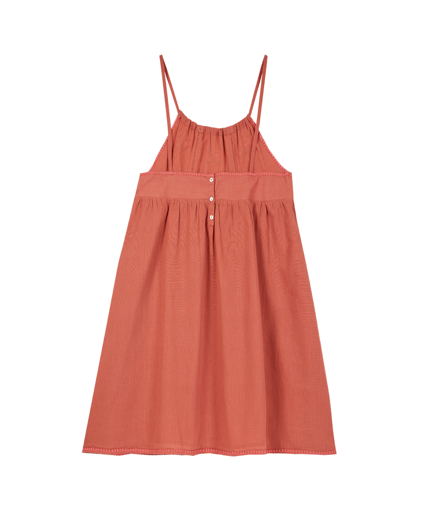 Robe voile de coton tuile