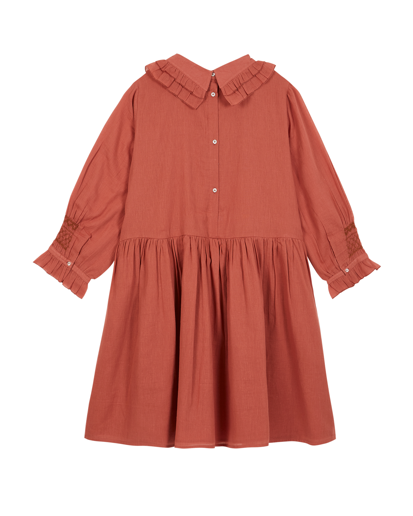 Robe voile de coton tuile