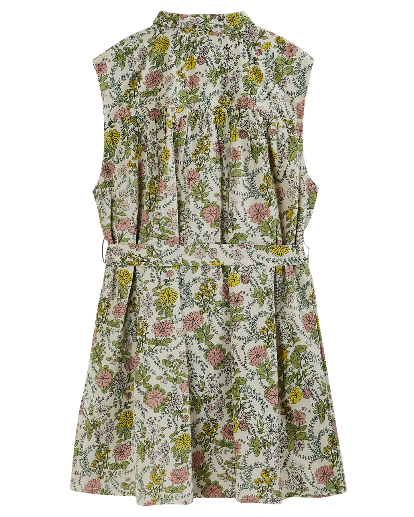 Robe sans manches à fleurs herbier