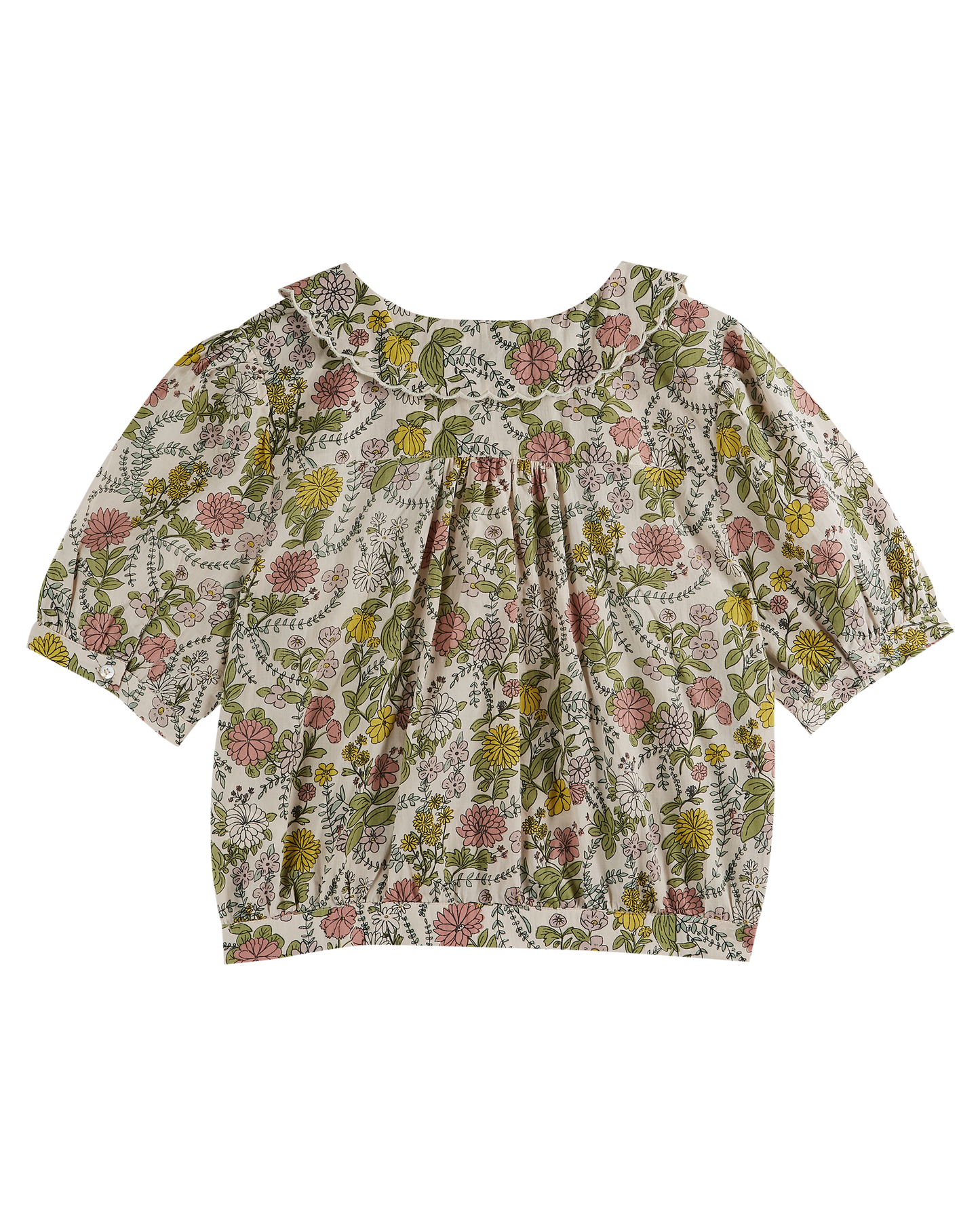 Blouse imprimée herbier