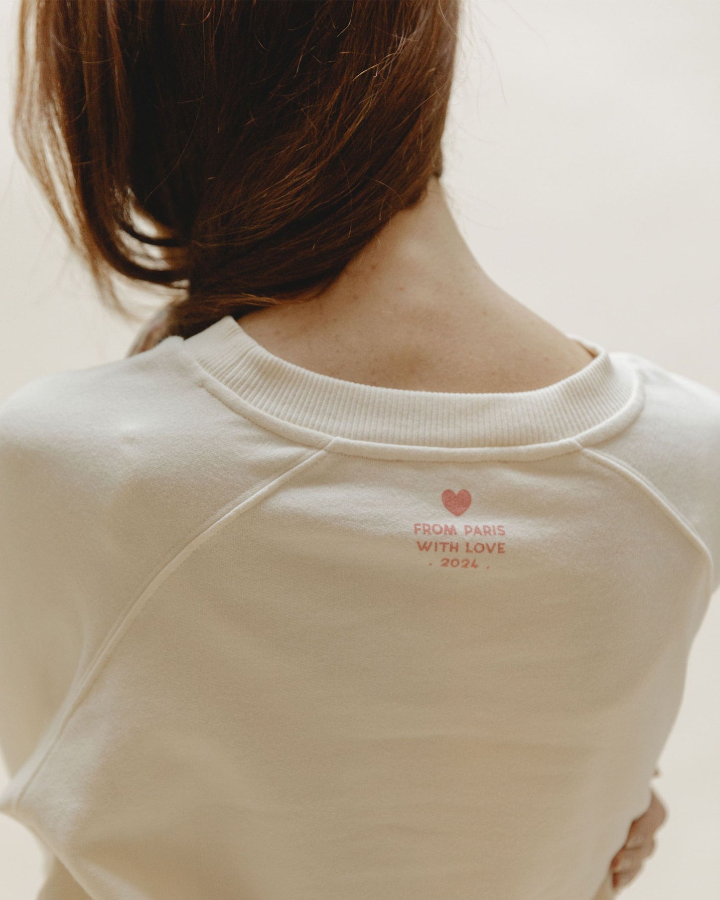 Sweat amour coton bio grenadine