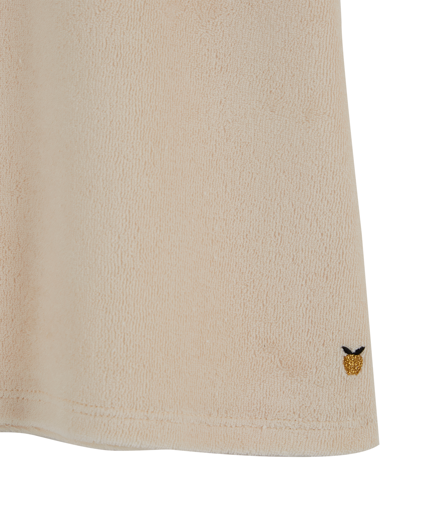 T-shirt éponge uni crème