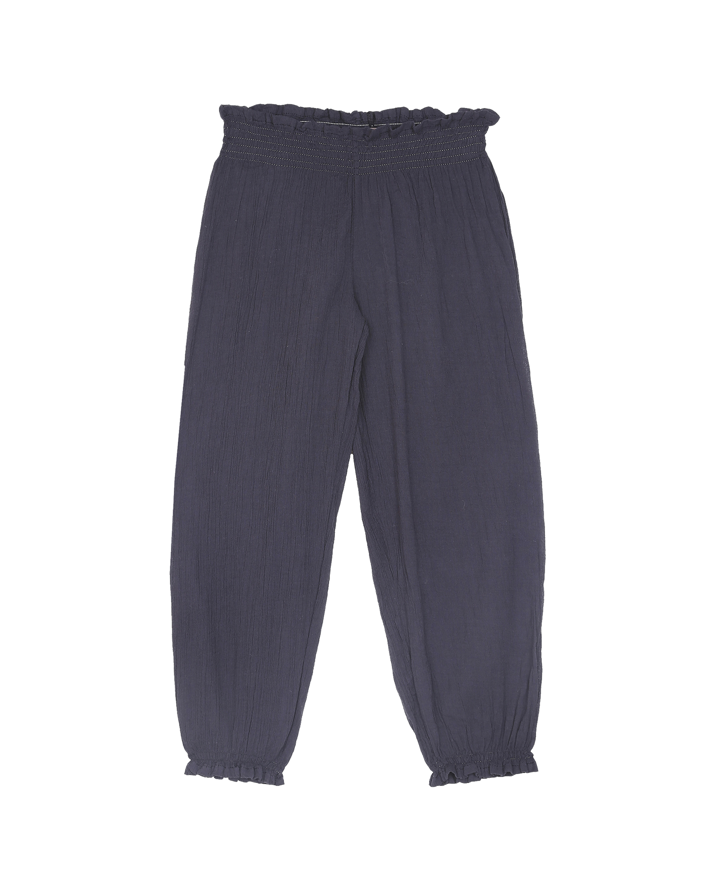 Pantalon crépon bitume