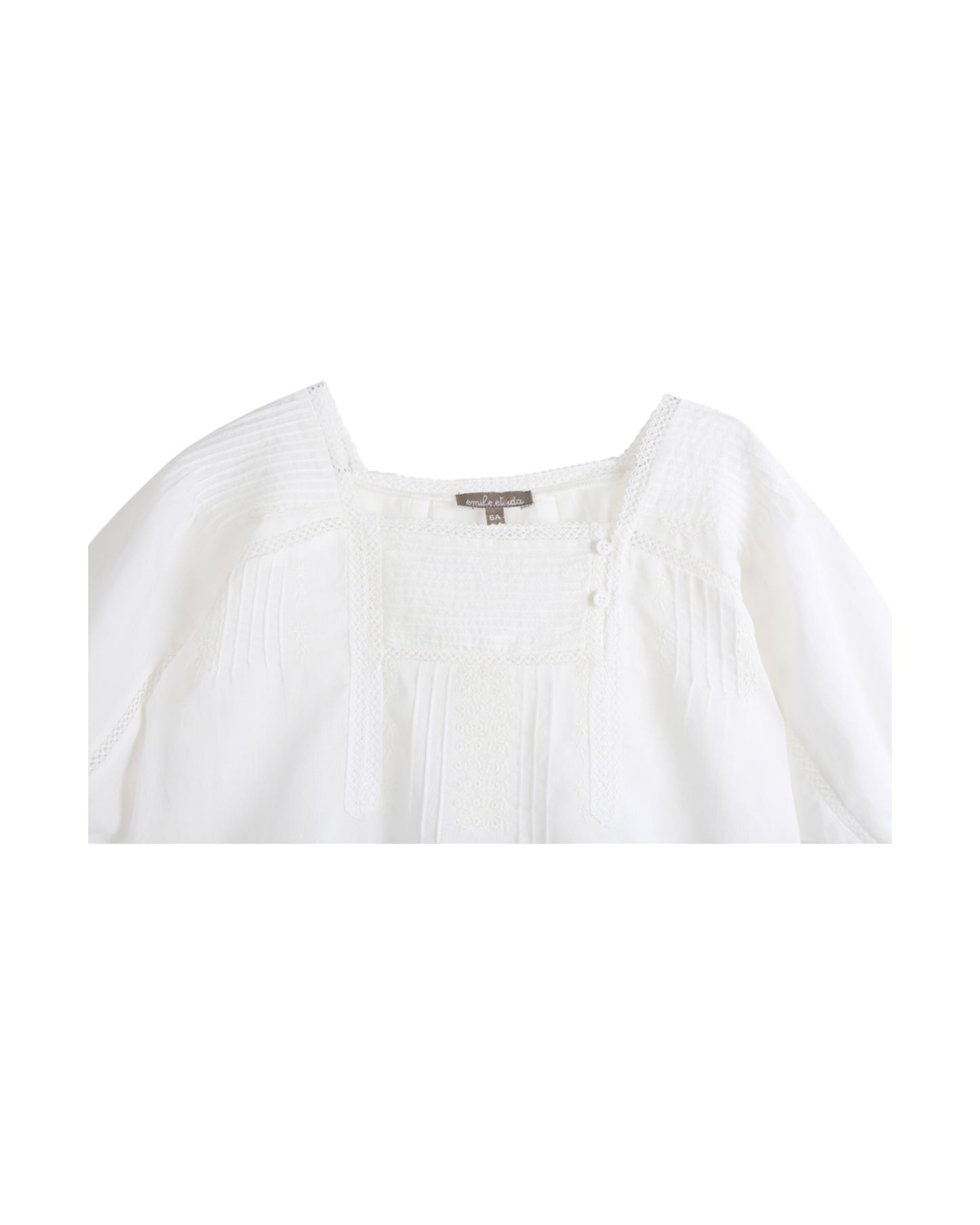 Blouse vintage écru