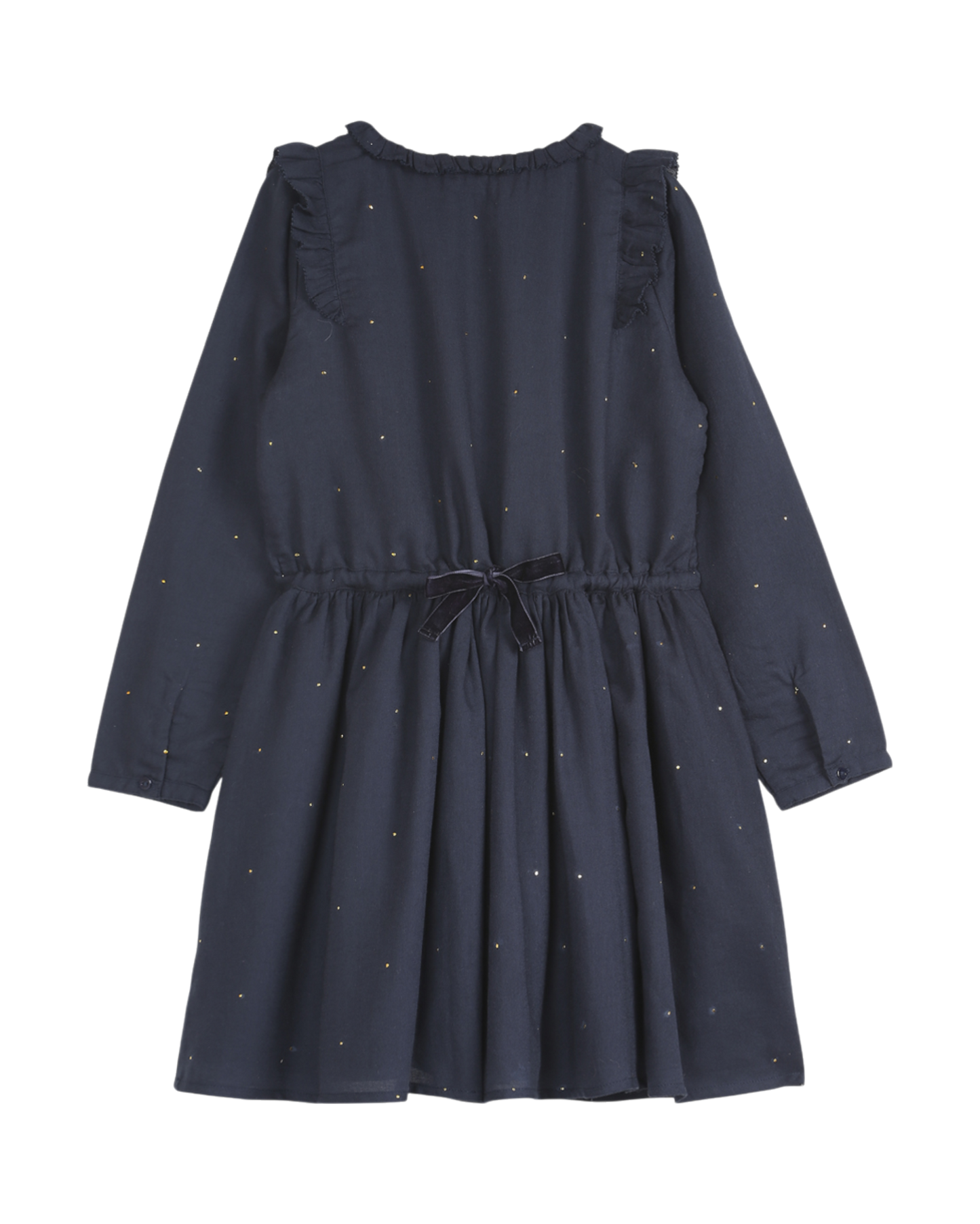 robe fille mukesh en crepe de coton abysse