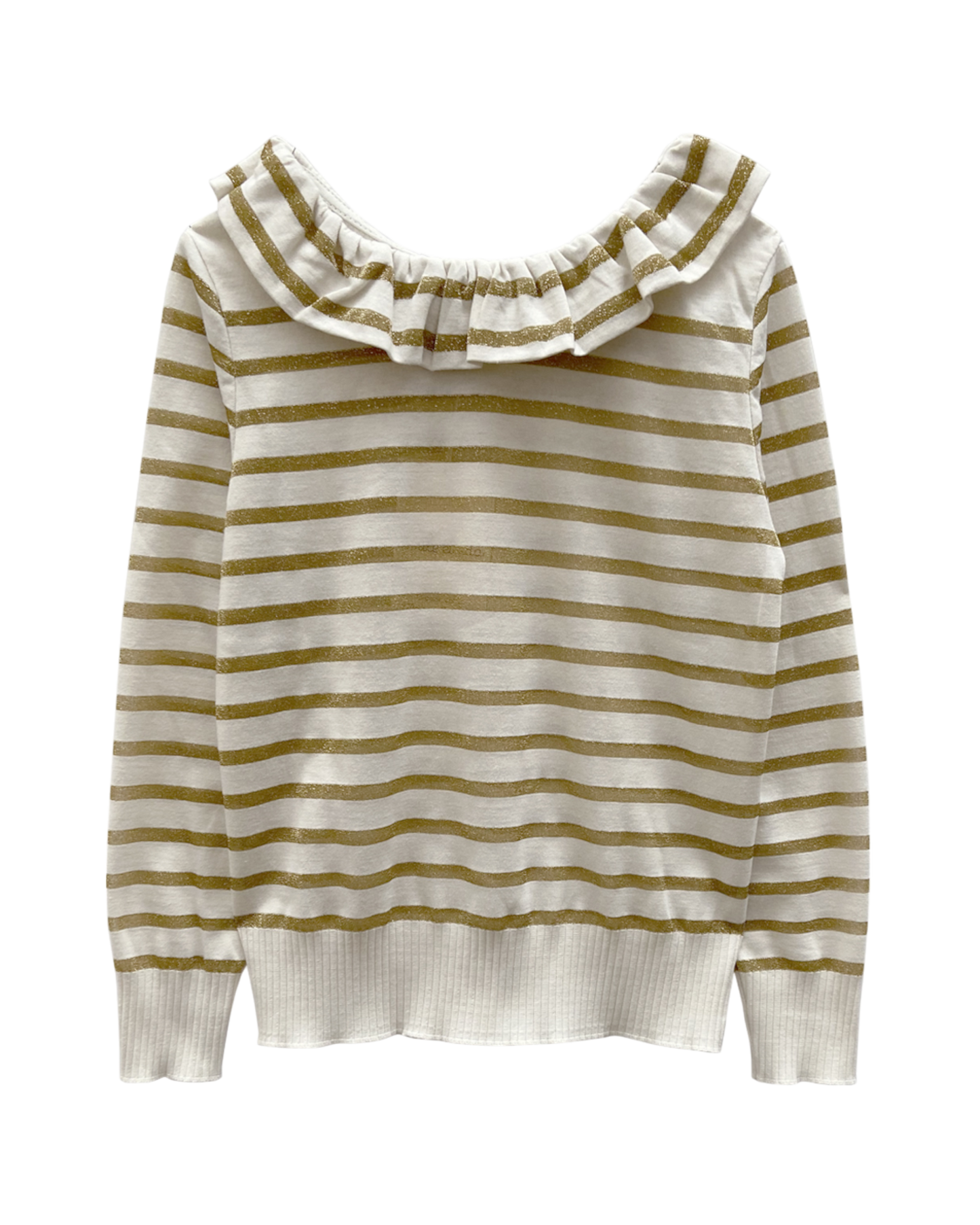 T-shirt volanté or
